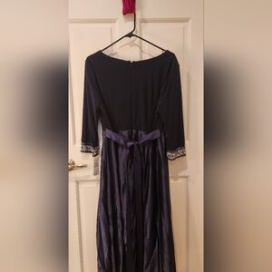 Alex Designs Navy Long Sleeve Dress